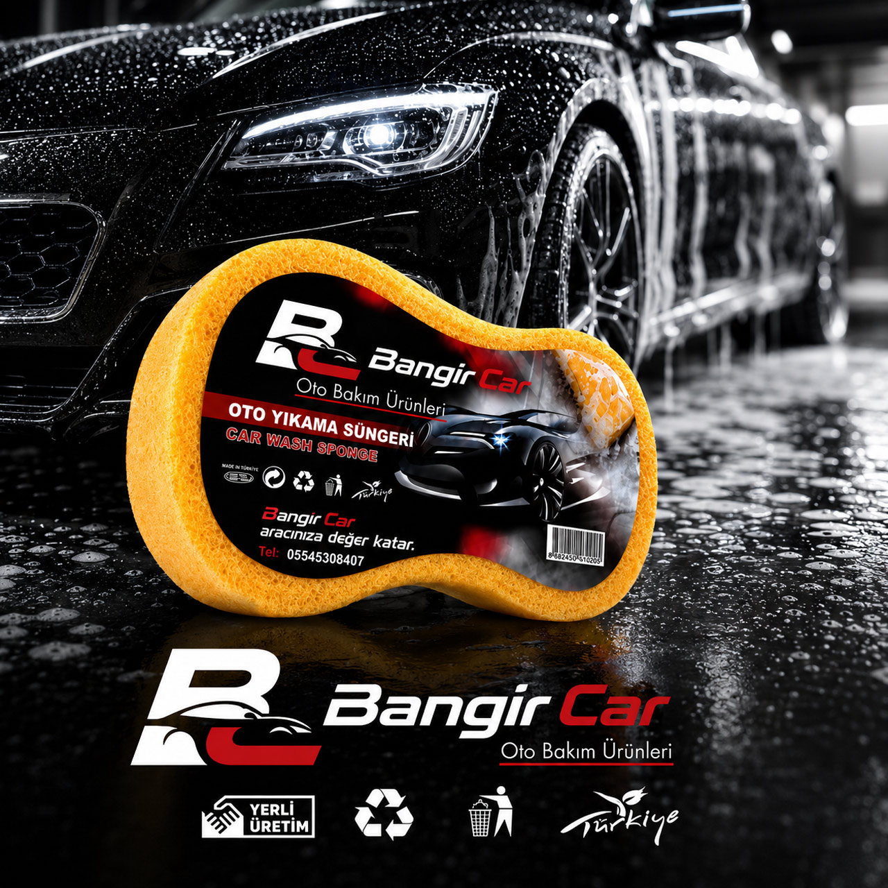 Bangir Car Premium Oto Yıkama Süngeri